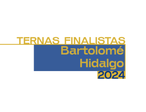 Ternas finalistas de los premios Bartolomé Hidalgo