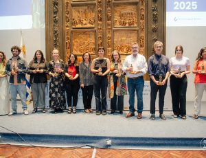 Imágenes de los premios Bartolomé Hidalgo
